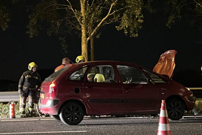 Veel schade bij eenzijdig ongeval op snelweg