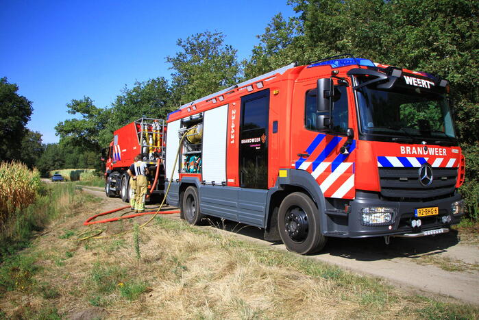 Politiehelikopter ontdekt beginnende bosbrand