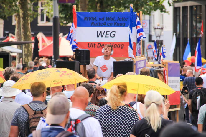 Demonstratie tegen kabinet