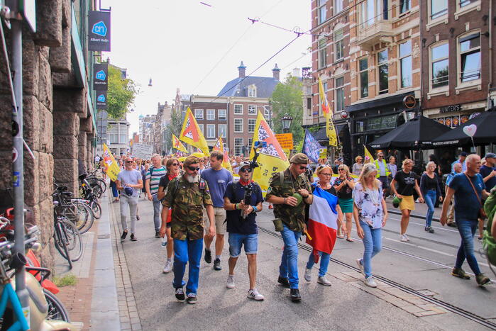 Demonstratie tegen kabinet