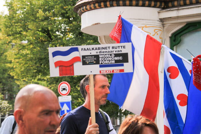 Demonstratie tegen kabinet