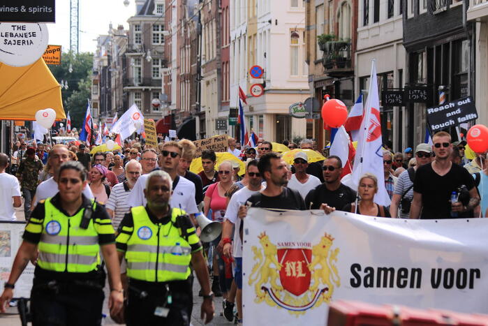 Demonstratie tegen kabinet