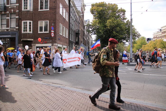 Demonstratie tegen kabinet