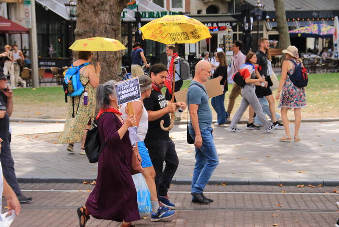 Demonstratie tegen kabinet