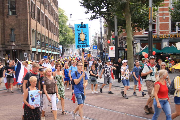 Demonstratie tegen kabinet