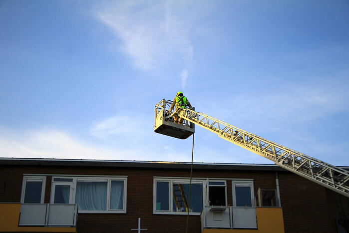 Brandweer verricht onderzoek naar brandmelding