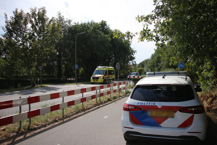 Bestuurder elektrische scooter gewond na val