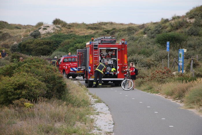 Duinbrand snel onder controle