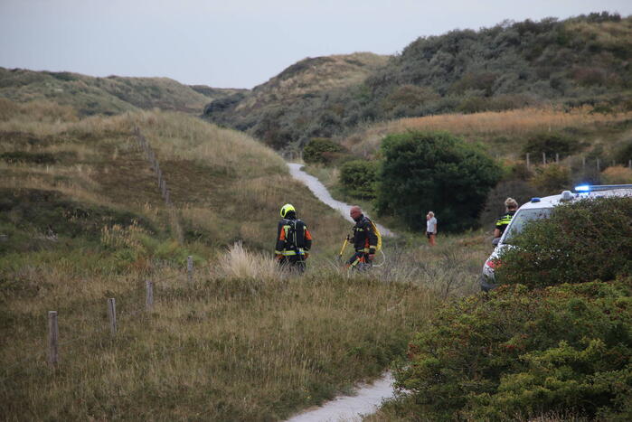 Duinbrand snel onder controle