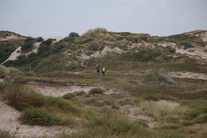 Duinbrand snel onder controle