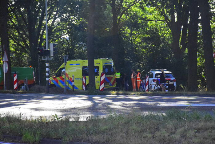 Fietser gewond na valpartij