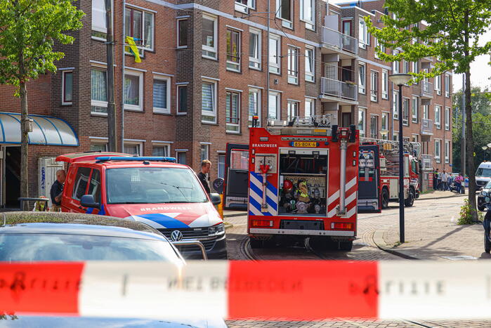 Verdachte van brandstichting aangehouden na sprong uit raam