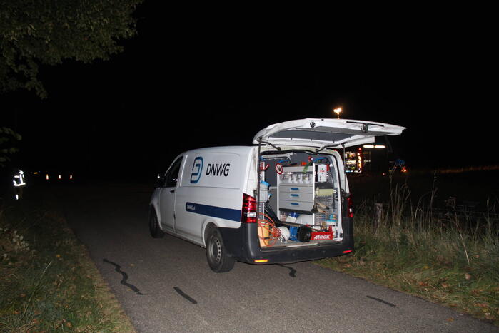 Kruising afgesloten tijdens gaslekkage