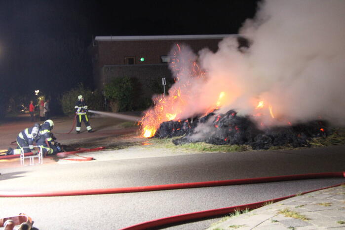 Flinke buitenbrand snel geblust