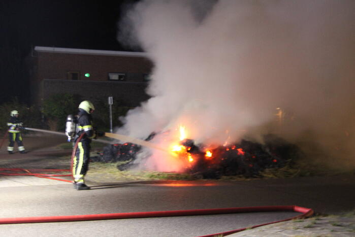 Flinke buitenbrand snel geblust