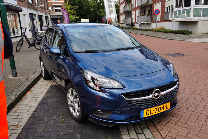 Jumbo vrachtwagen veroorzaakt schade