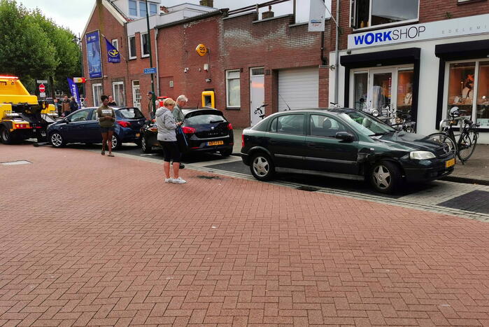 Jumbo vrachtwagen veroorzaakt schade