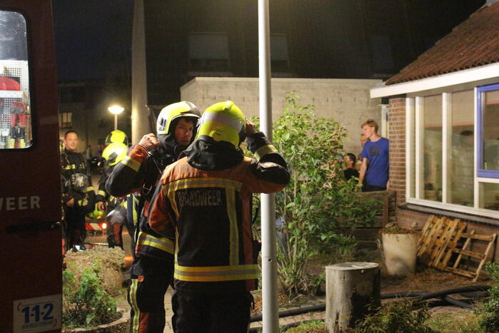Zolderbrand snel onder controle