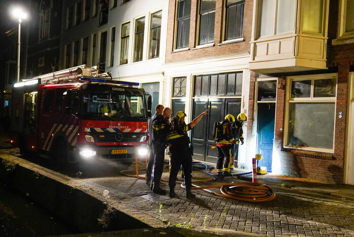 Was droogmachine in brand in een restaurant