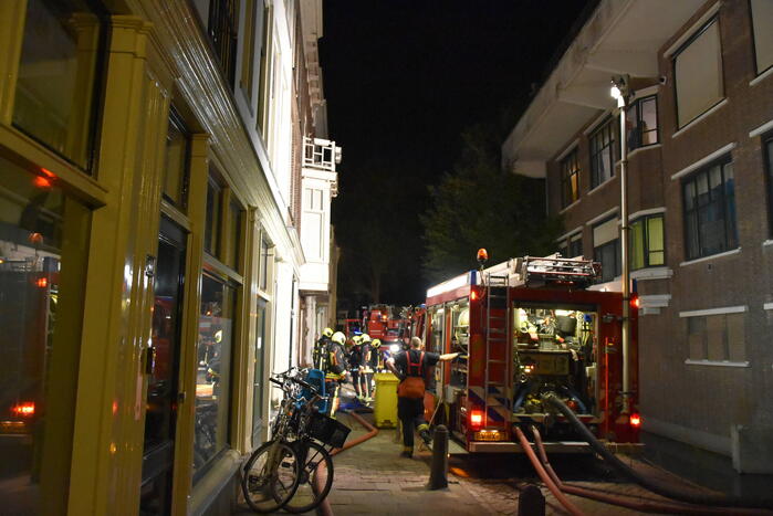 Was droogmachine in brand in een restaurant