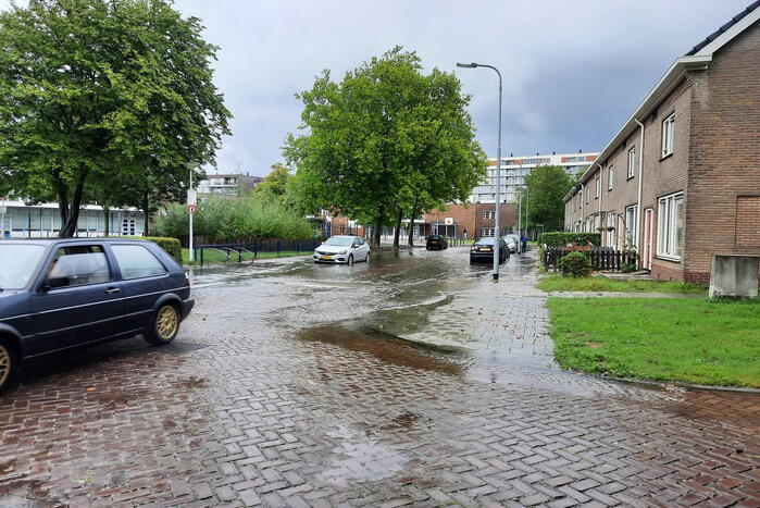 Grote overlast door zware regenval