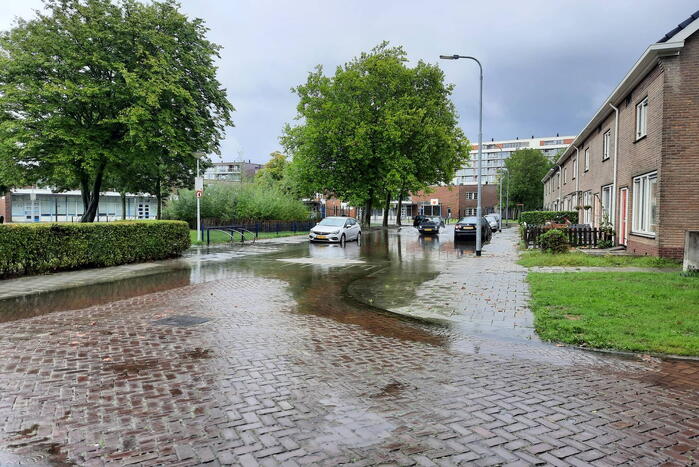 Grote overlast door zware regenval