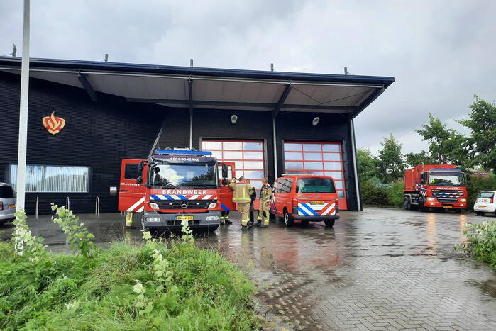 Grote overlast door zware regenval