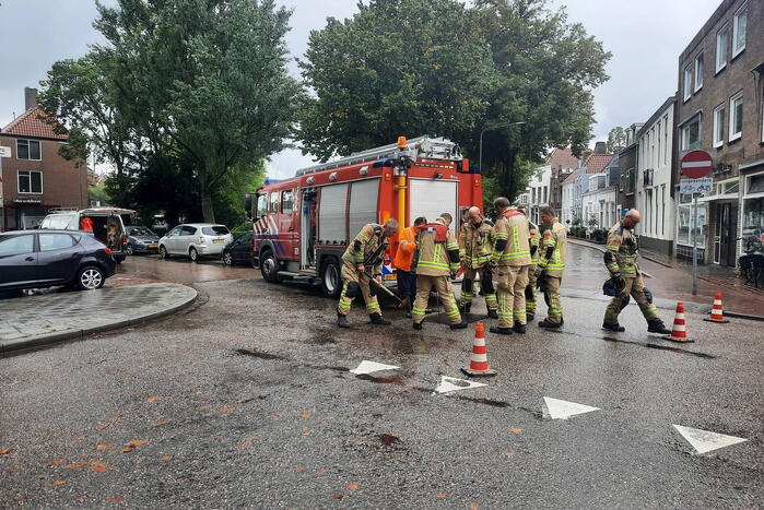 Grote overlast door zware regenval