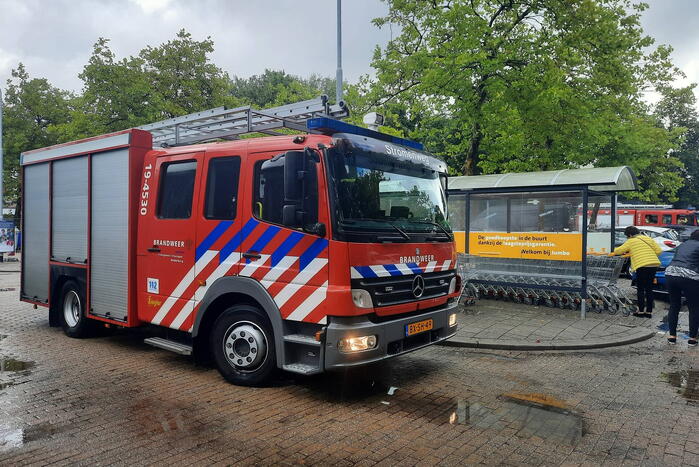 Grote overlast door zware regenval