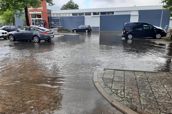 Grote overlast door zware regenval