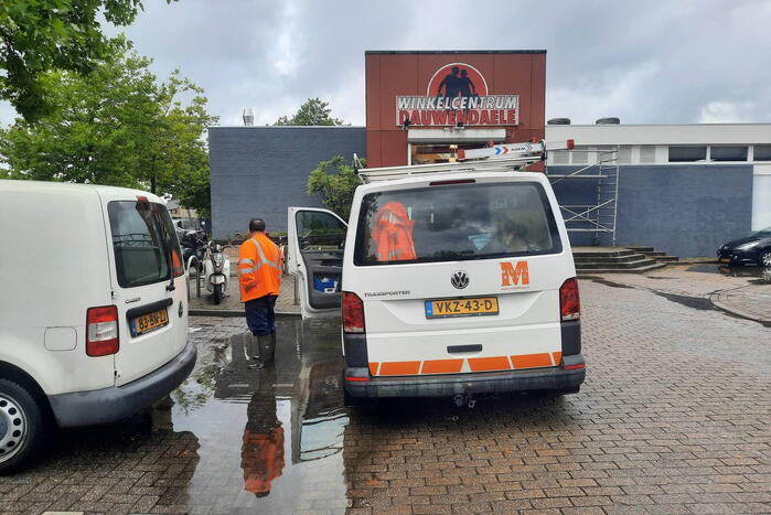 Grote overlast door zware regenval