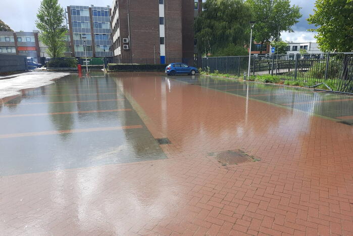 Grote overlast door zware regenval