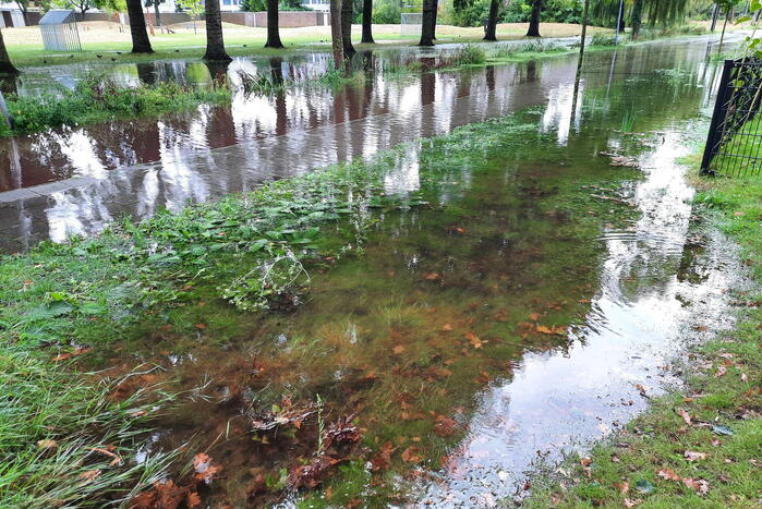Grote overlast door zware regenval