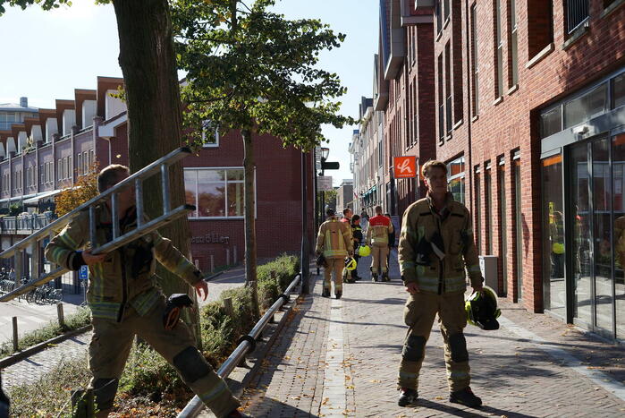 Brandweer ingezet voor waterlekkage in winkels