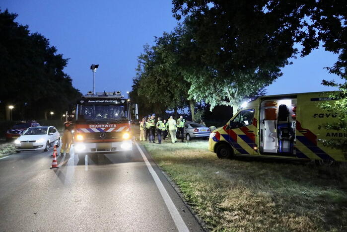 Persoon bekneld na ernstig ongeval