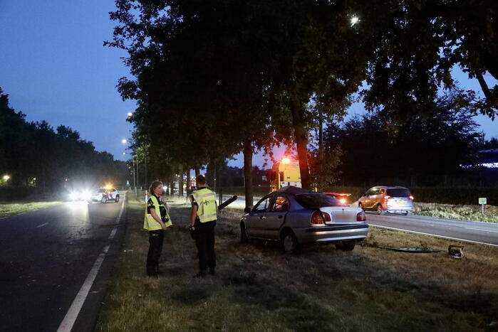 Persoon bekneld na ernstig ongeval