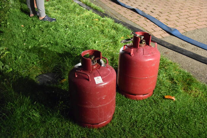 Stacaravan volledig uitgebrand op camping