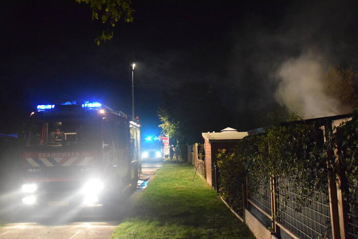 Stacaravan volledig uitgebrand op camping