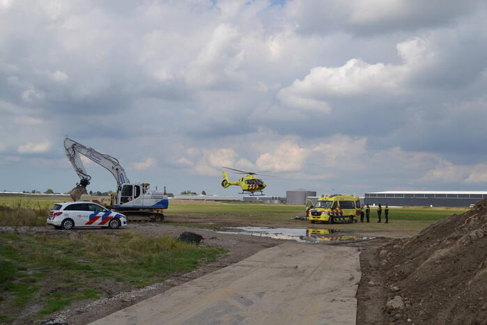 Motorcrosser ernstig gewond na val