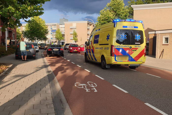 Fietser in botsing met automobilist