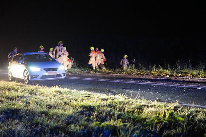 Zwaargewonde na ernstige aanrijding