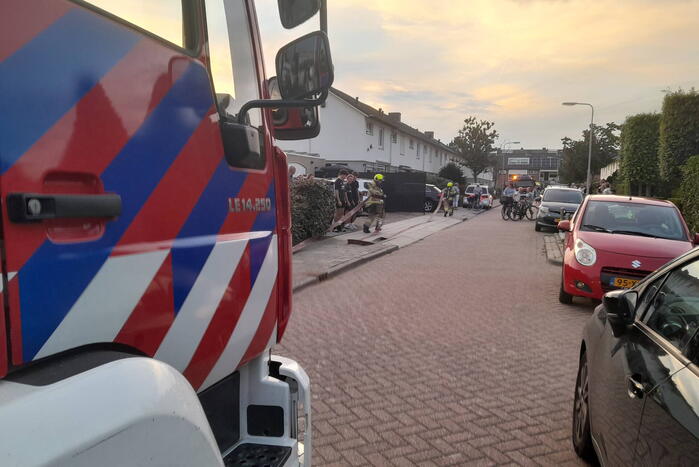 Felle brand op zolderverdieping