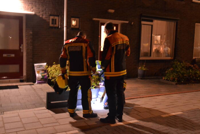 Brandweer ingezet voor gaslekkage