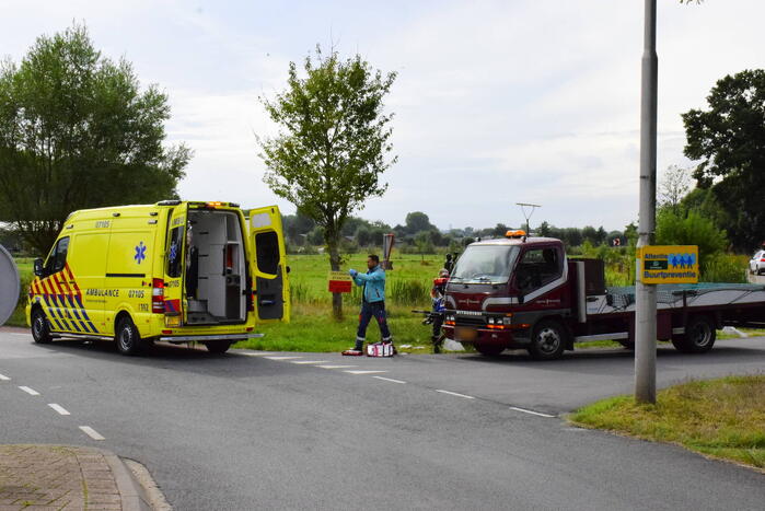 Traumahelikopter landt voor onwel geraakt persoon