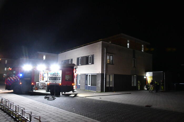 Onderzoek naar brandschade aan deur