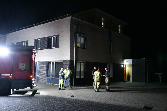 Onderzoek naar brandschade aan deur