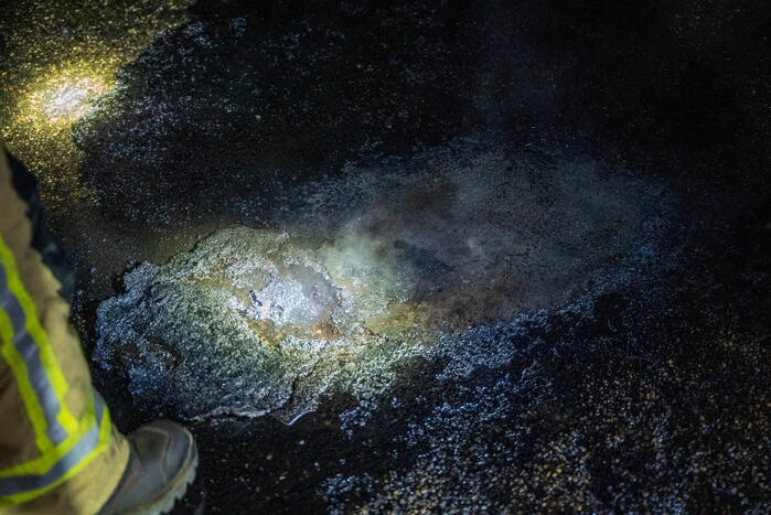 Vuurwerkbom in de polder