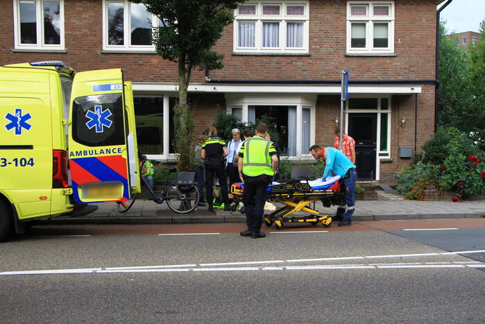 Fietsster gewond na val van fiets