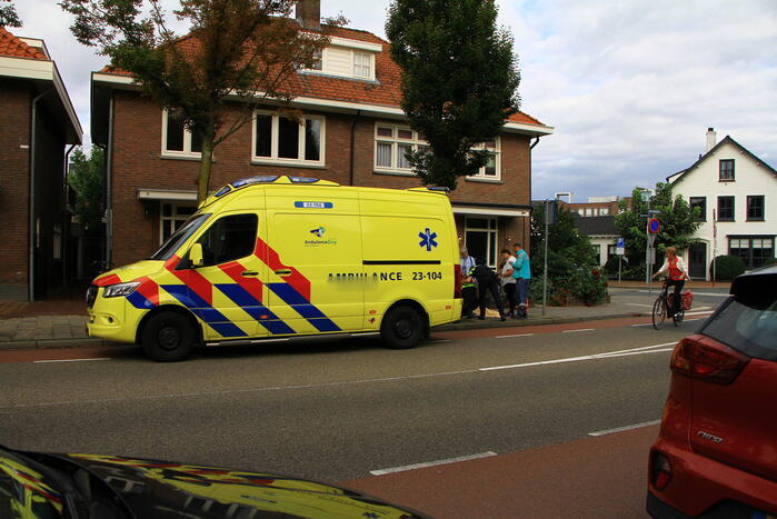 Fietsster gewond na val van fiets