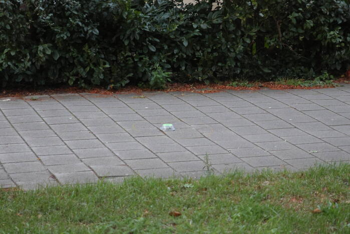 Schoten gelost op raam van woning